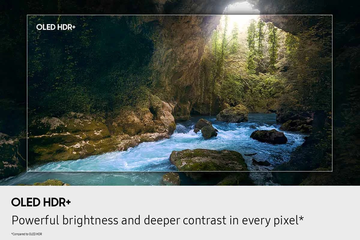 Samsung S90F OLED TV with OLED HDR+