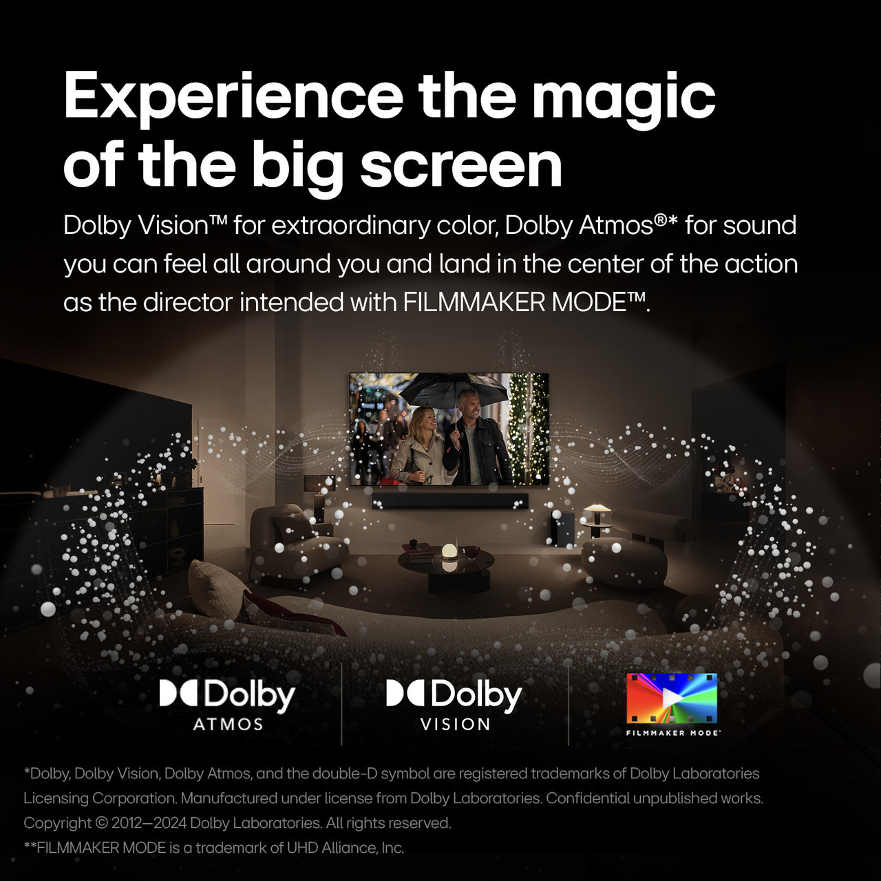 Cinematic Dolby Vision & Dolby Atmos