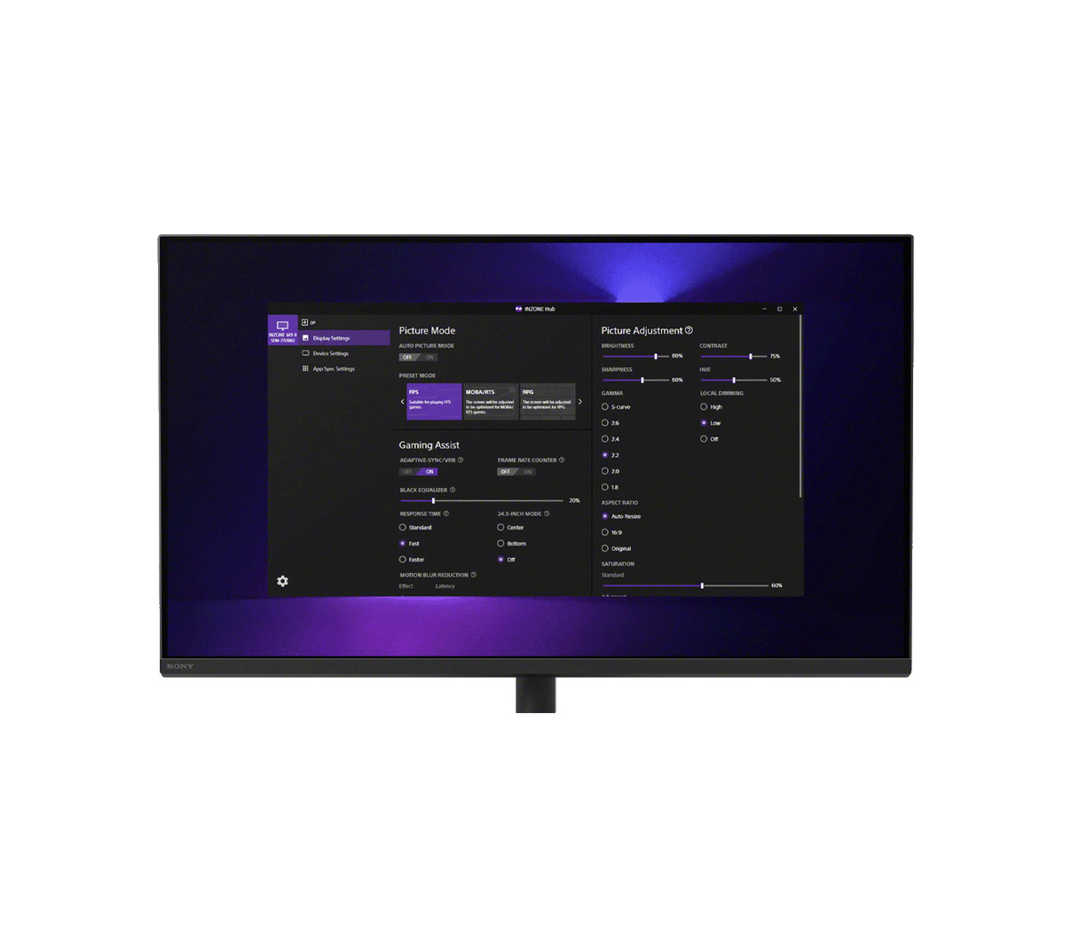 Shop | SONY SDM27U9M2B 27 Inch INZONE M9 II 4K 160Hz Full Array