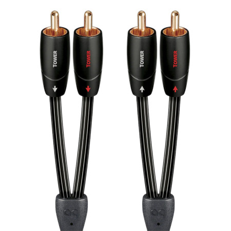 Shop | AUDIOQUEST TOWER02R Tower RCA Audio Interconnect Cable - 2m