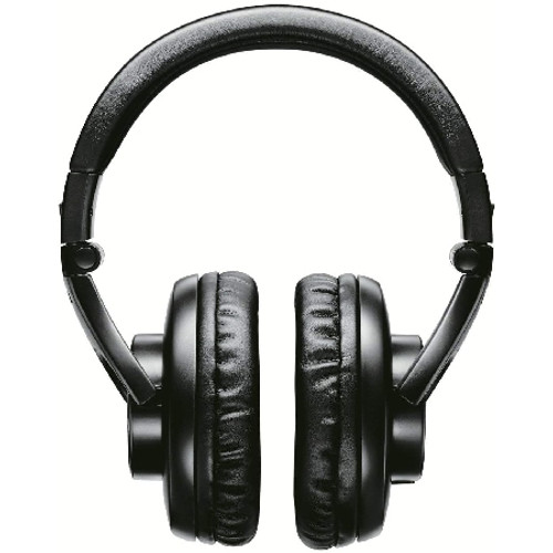 SHURE SRH440 Professional Studio Headphones - Black View From the Front Perspective of Product