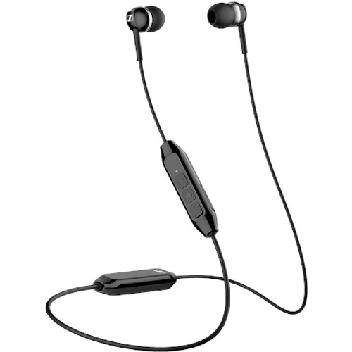 SENNHEISER CX150BTBK In-Ear Wireless Earphones - Black View From the Front Perspective of Product