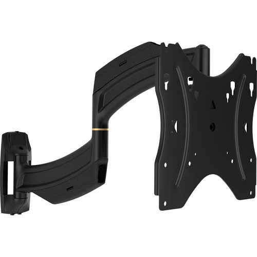 CHIEF TS218SU Thinstall Medium Swing Arm Wall Mount 18 Inch Extension View From the Front Perspective of Product