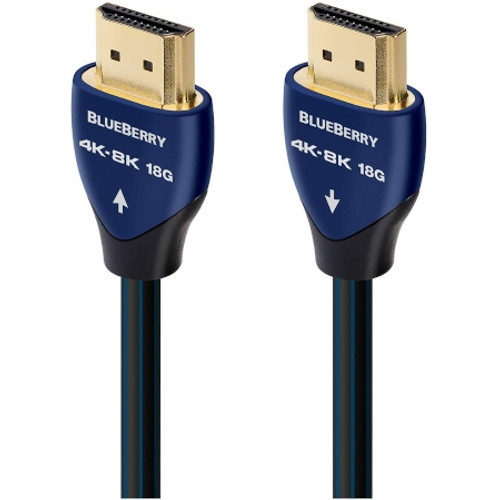 AUDIOQUEST HDM18BLUE225 BlueBerry 18 2.25m HDMI Cable - Blue/Black