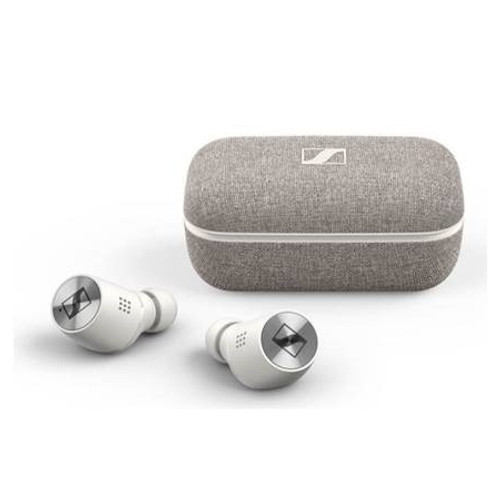 SENNHEISER MOMENTUM True Wireless 2 Bluetooth In-Ear Headphones - White View From the Front Perspective of Product