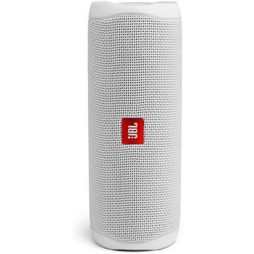JBL JBLFLIP5WHT Flip 5 Portable Waterproof Speaker - White View From the Front Perspective of Product