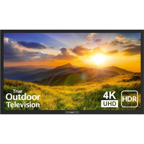 SUNBRITETV SBS2654KBL 65 Inch HDR 4K UHD HDR Signature 2 Outdoor Smart TV - Black View From the Front Perspective of Product