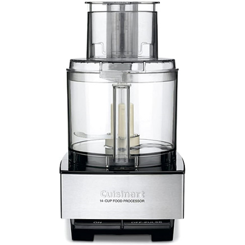 CUISINART DFP14BCNY CUSTOM 14 14 CUP FOOD PROCESSOR - Silver View From the Front Perspective of Product