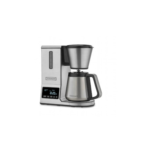 CUISINART CPO850P1 PUREPRECISION 8 CUP POUR-OVER COFFEE BREWER WITH THERMAL CARAFE View From the Front Perspective of Product