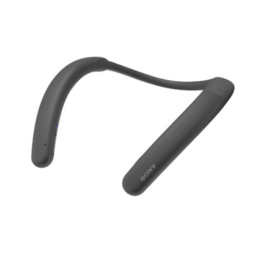 SONY SRSNB10H Neckband Speaker - Charcoal Gray View From the Front Perspective of Product