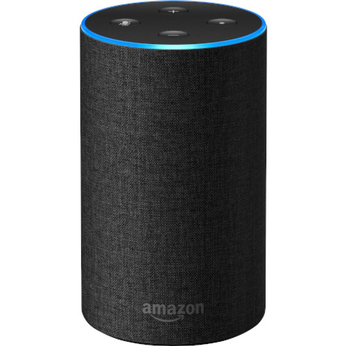 AMAZON ECHO (2nd Generation) - Charcoal Fabric View From the Front Perspective of Product