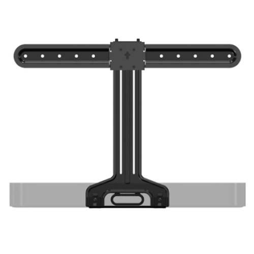 SANUS WSSBM1B2 Soundbar TV Mount designed for Sonos Beam (Gen 1,2) View From the Front Perspective of Product