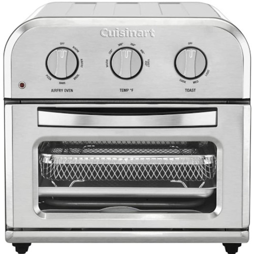 CUISINART TOA26 DIGITAL AIRFRYER TOASTER OVEN View From the Front Perspective of Product