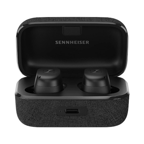SENNHEISER M3TWBLK Momentum True Wireless 3 - Black View From the Front Perspective of Product