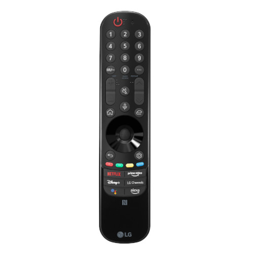 LG MR22GN 2022 Magic Remote w/ Magic Tap (NFC) View From the Front Perspective of Product