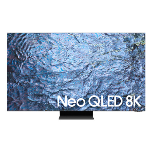 SAMSUNG QN75QN900CF 75 Inch Neo 8K UHD QLED Smart TV - QN75QN900CFXZA (2023) View From the Front Perspective of Product