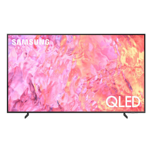 SAMSUNG QN65Q60CAF 65 Inch 4K UHD QLED Smart TV - QN65Q60CAFXZA (2023) View From the Front Perspective of Product