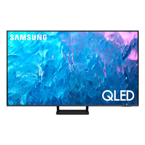 SAMSUNG QN65Q70CAF 65 Inch 4K UHD QLED HDR Smart TV - QN65Q70CAFXZA (2023) View From the Front Perspective of Product