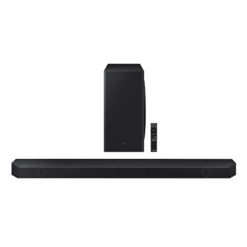 SAMSUNG HWQ800C Q-series 5.1.2 ch Wireless Dolby ATMOS Soundbar w/ Q Symphony - HW-Q800C (2023) View From the Front Perspective of Product