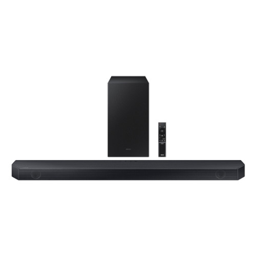 SAMSUNG HWQ600C Q-series 3.1.2 ch Dolby ATMOS Soundbar with Q-Symphony HW-Q600C (2023) View From the Front Perspective of Product