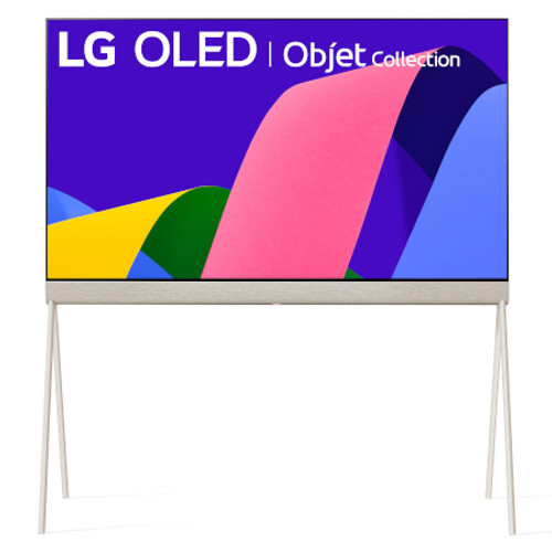 LG 48LX1QPUA OLED Objet Collection Posé - 48.2 Inch Diagonal View From the Front Perspective of Product