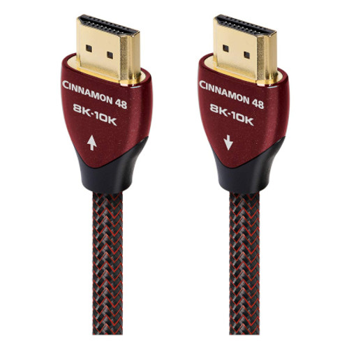 AUDIOQUEST HDM48CIN500 Cinnamon 48 5m HDMI Cable - Black/Red