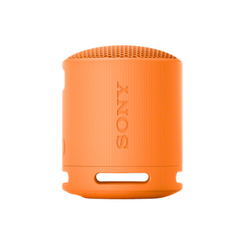 SONY SSRSXB100D Compact Bluetooth Wireless Speaker - Orange View From the Front Perspective of Product