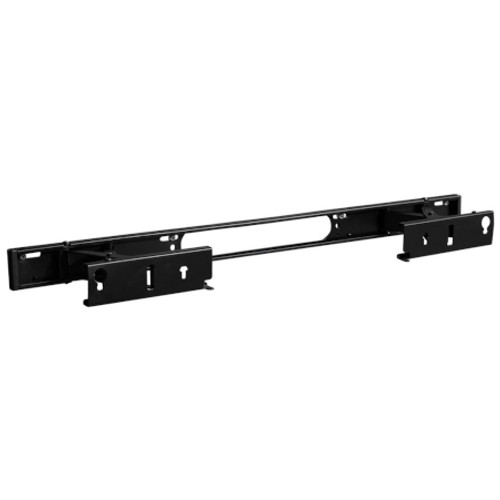 SANUS WSSAWM1B2 Extendable Soundbar Wall Mount Designed For Sonos Arc Sound bar - Black View From the Front Perspective of Product