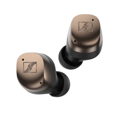 SENNHEISER MTW4CPR Momentum True Wireless 4 - Black Copper View From the Front Perspective of Product