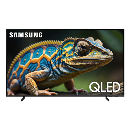 SAMSUNG QN85Q60DAF 85 Inch 4K UHD QLED Smart TV - QN85Q60DAFXZA (2024) View From the Front Perspective of Product