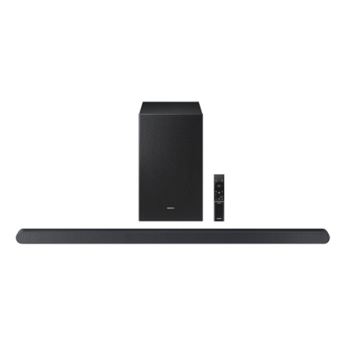 SAMSUNG HWS700D Ultra-slim 3.1ch Wireless Dolby  ATMOS Soundbar w/ Q-Symphony - HW-S700D/ZA View From the Front Perspective of Product