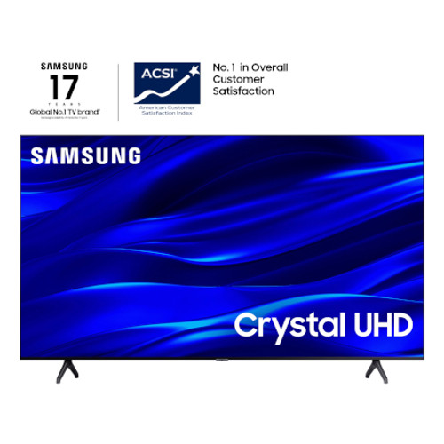 SAMSUNG UN65TU690T 65 Inch Crystal 4K UHD HDR Smart TV - UN65TU690TFXZA View From the Front Perspective of Product