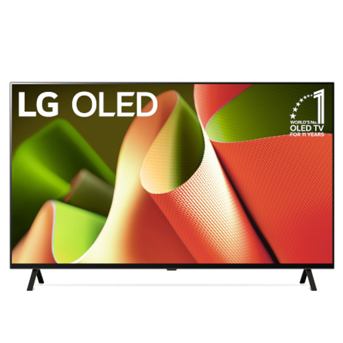 LG OLED65B4P 65 inch B4 Class 4K UHD OLED HDR Smart webOS 24 TV with ThinQ AI  - 65.3 Inch Diagonal View From the Front Perspective of Product