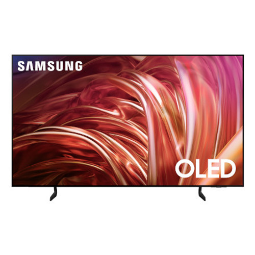 SAMSUNG QN65S85DAE 65 Inch S85D 4K UHD OLED Smart TV - QN65S85DAEXZA (2024) View From the Front Perspective of Product