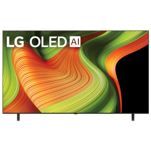 LG OLED83B5P 83 inch B5 Class 4K UHD OLED HDR Smart webOS 24 TV with ThinQ AI  - 83.5 Inch Diagonal (2025) View From the Front Perspective of Product