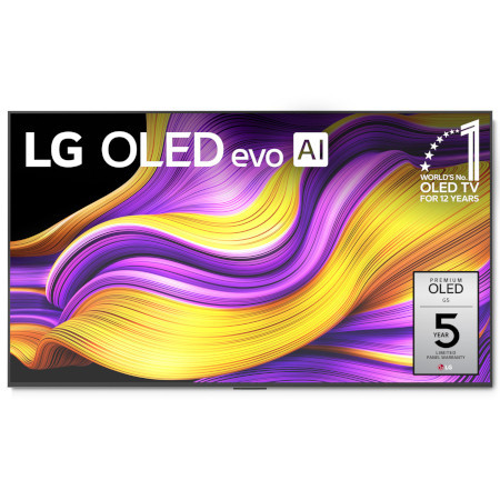 LG OLED55G5WZ 55 Inch 4K UHD OLED Evo AI G5 HDR Smart TV - 55.2 Inch Diagonal (2025) View From the Front Perspective of Product