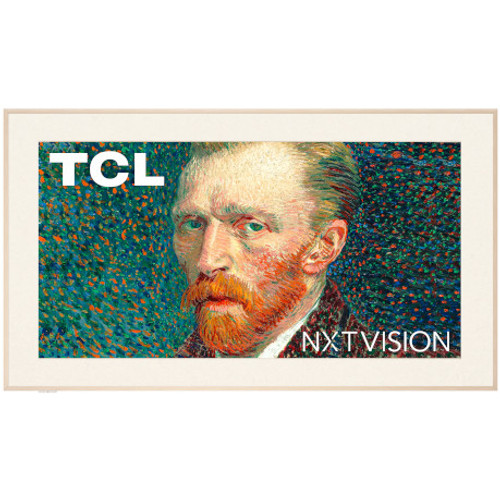 TCL 75A300W 75 Inch NXTVISION Series 4K UHD QLED Lifestyle TV (2025) - 74.5 Inch Diagonal View From the Front Perspective of Product