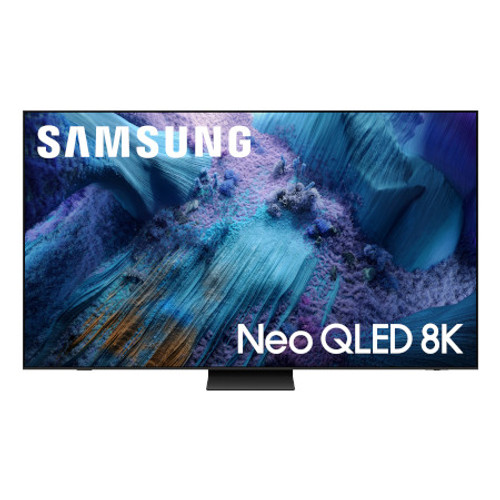 SAMSUNG QN98QN990FF 98 Inch Neo 8K UHD Mini LED Smart TV - QN98QN990FFXZA (2025) View From the Front Perspective of Product