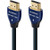 AUDIOQUEST HDM18BLUE075 BlueBerry 18 0.75m HDMI Cable - Blue/Black View From the Front Perspective of Product