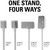 SANUS WSS21W1 Wireless Speaker Stands designed for Sonos One, Sonos One SL, Play:1 and Play:3 - Single (White)