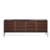 BDI CORRI7129CWL Corridor SV 7129 Credenza- Chocolate Stained Walnut View From the Front Perspective of Product