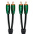 Copy of AUDIOQUEST EVERG03R Evergreen RCA Cable - 3m View From the Front Perspective of Product