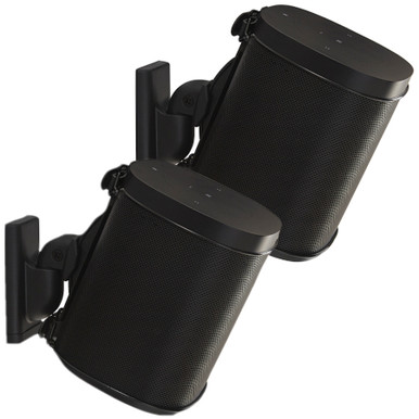 Shop | Sanus Wireless Speaker Swivel/Tilt Wall Mounts - Black