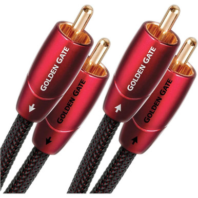 Shop | Audioquest 1M Golden Gate 2 RCA Male to 2 RCA Male