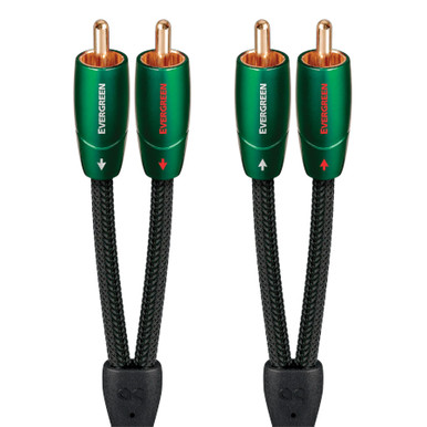 Shop | AUDIOQUEST EVERG01R Evergreen RCA Cable - 1m