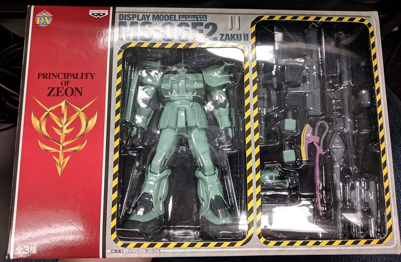 Mobile Suit Gundam Ms 06f2 Zaku Ii Green Display Model Ver