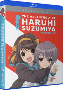 The Melancholy of Haruhi Suzumiya Seasons 1 and 2 Essentials Blu-ray