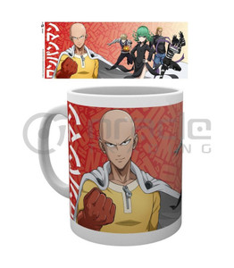 One Punch Man - Saitama and Group Mug