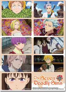 Seven Deadly Sins - Scenes Sticker Set
