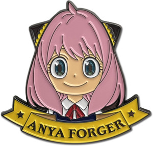 Spy x Family - Anya w/ Name Ribbon Enamel Pin
